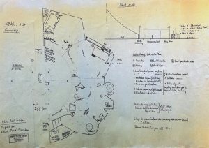 1978 - ELVIS ROCKGARDEN, Theaterfestival M&uuml;nchen, Aufbau-Plan &copy;FTM
