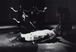 1991 - MEDEA (hinten A G&uuml;rke, K Fischer, E Dietzfelbinger, vorne M Couturier, A Meyer, P Pruchniewitz, K Bildstein)&copy;FTM