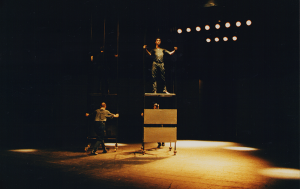 1992 - ANTIGONE (unten Peter Pruchniewitz, Reinhold Behling, oben Martin Schurr, Octavio A Campos)&copy;FTM