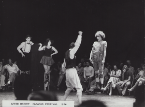 1976 - AFTER BRECHT, Caracas Festival, Caracas, Venezuela (W Hoppe, Ch Ruckdeschel, K Bildstein, B Ifland)&copy;FTM