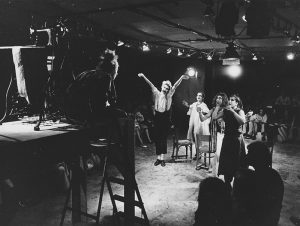 1972 - KAHLE S&Auml;NGERIN (v l Bernd Halla, Erwin V&ouml;lger, Hanna Ermann, Wolfgang Hoppe, Christine Ruckdeschel)&copy;FTM