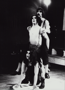 1973 - AFTER BRECHT (v l Ruckdeschel, Halla, V&ouml;lger) M&uuml;nzstra&szlig;e 7, M&uuml;nchen &copy;FTM