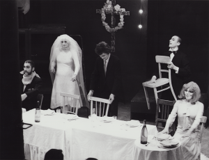 1975 - 2 Kleinb&uuml;rgerhochzeit, Brecht W&ouml;rthstr 9 (V&ouml;lger, Schmid, Ifland, Bildstein, Peschek)&copy;Wolfgang Giesche