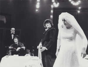 1975 - 2 Kleinb&uuml;rgerhochzeit, Brecht, W&ouml;rthstr 9 (Bildstein, Ruckdeschel, Hoppe, Schmid)&copy;Oda Sternberg
