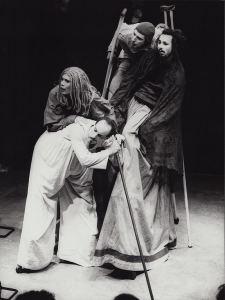 1977 - FIRMLING, nach Karl Valentin (Benno Ifland, Colin Gilder, Werner Eckl, Kurt Bildstein)&copy;Oda Sternberg