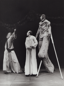 1977 - FIRMLING, nach Karl Valentin, 27 Berliner Festwochen, Hochschule der K&uuml;nste (Benno Ifland, Colin Gilder, Werner Eckl)&copy;Ludwig Binder