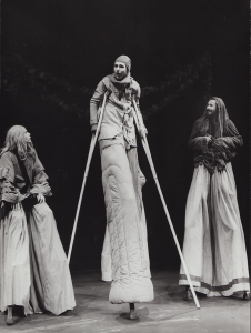 1977 - FIRMLING, nach Karl Valentin, 27 Berliner Festwochen, Hochschule der K&uuml;nste (Benno Ifland, Werner Eckl, Kurt Bildstein)&copy;Ludwig Binder