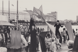 1979 - Hamburg, Innenalster, SCHWARZE PROZESSION (Bildstein, Bittenbinder, Tietze) &copy;FTM