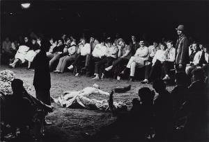 1979 - WARTEN AUF GODOT, Villach (Carl Kittel, Mark Adam, Siegi Maschek, Kurt Bildstein) &copy;Michael Leischner