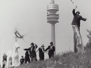 1980 - BERGPROZESSION (Eberhard Rohrer, Katharina Voss, Rolf Kassalicky, Wolfgang Tietze, Ren&eacute; Pandis, Siegi Maschek) &copy;V Giesche