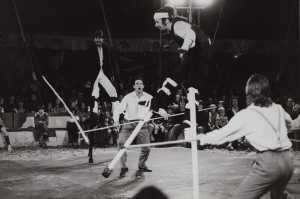 1980 - ZEIT F&Uuml;RS PARADIES - Cirkus-Atlas, Theaterfestival M&uuml;nchen (Kurt Bildstein, Reinhold Behling, Rolf Kassalicki, Eberhard Rohrer) &copy;FTM