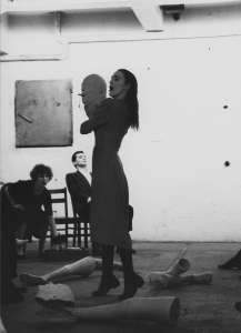 1982 KLEINB&Uuml;RGERHOCHZEIT aus SCHLACHT, Heiner M&uuml;ller (Ursula Sawallisch, Wolfgang Tietze, Cornelia Haenchen) &copy;Volkmar Giesche
